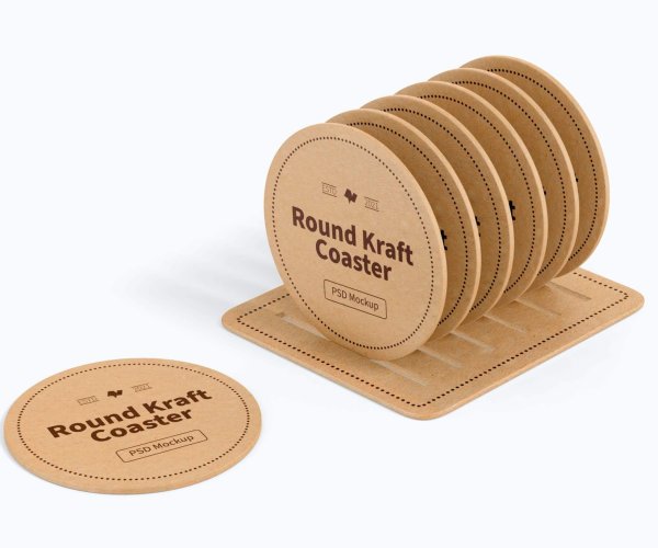 round-kraft-coasters-mockup-perspective